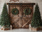 Kate Noël Sapins Porte Bois Toile de fond conçue par Emetselch