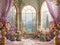 Kate Fenêtre Fleur Poupées Violet Toile de fond conçue par Emetselch