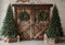 Kate Noël Sapins Porte Bois Toile de fond conçue par Emetselch