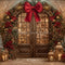 Kate Noël Arche Sapin Lanternes Toile de fond conçue par Emetselch - Kate Backdrop FR