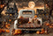 Kate Halloween Camion Citrouilles Pleine Lune Toile de fond conçue par Emetselch - Kate Backdrop FR