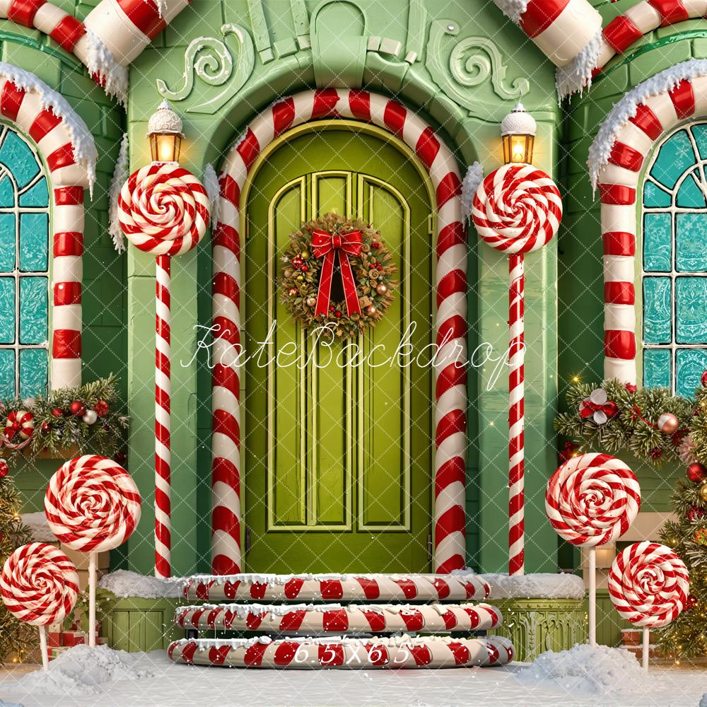 Kate Noël Maison Bonbons Coloré Toile de fond conçue par Emetselch - Kate Backdrop FR