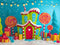 Kate Noël Maison Bonbons Cadeaux Toile de fond conçue par Patty Roberts