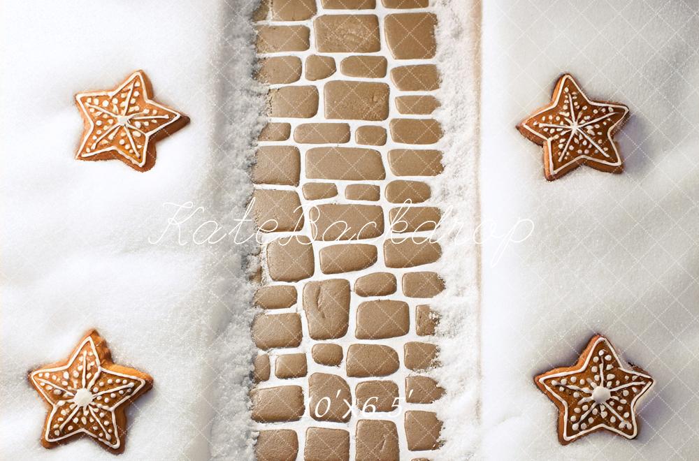 Kate Noël Chemin Étoile Neige Sol Toile de fond conçue par Mandy Ringe