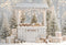Kate Hiver Chocolat Cadeaux Sapin Toile de fond en Laine conçue par Emetselch