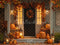 Kate Halloween Citrouilles Automne Toile de fond en Laine conçue par Emetselch - Kate Backdrop FR