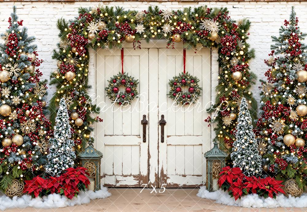 Kate Noël Porte Arbres Guirlandes Toile de fond conçue par Emetselch - Kate Backdrop FR