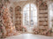 Kate Bibliothèque Fleurs Rose Paris Toile de fond conçue par Ashley Paul