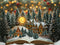 Kate Noël Village Forêt Livre Bokeh Toile de fond conçue par Mini MakeBelieve - Kate Backdrop FR