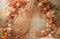 Kate Automne Arche Fleurs Citrouilles Toile de fond en Laine conçue par Emetselch - Kate Backdrop FR