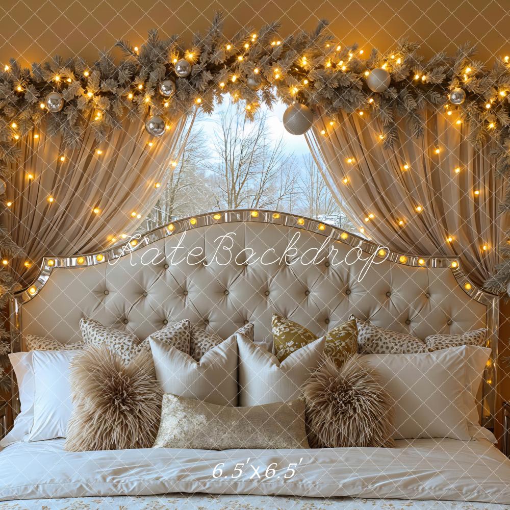 Kate Noël Chambre Tête de lit Lumières Toile de fond conçue par Mini MakeBelieve