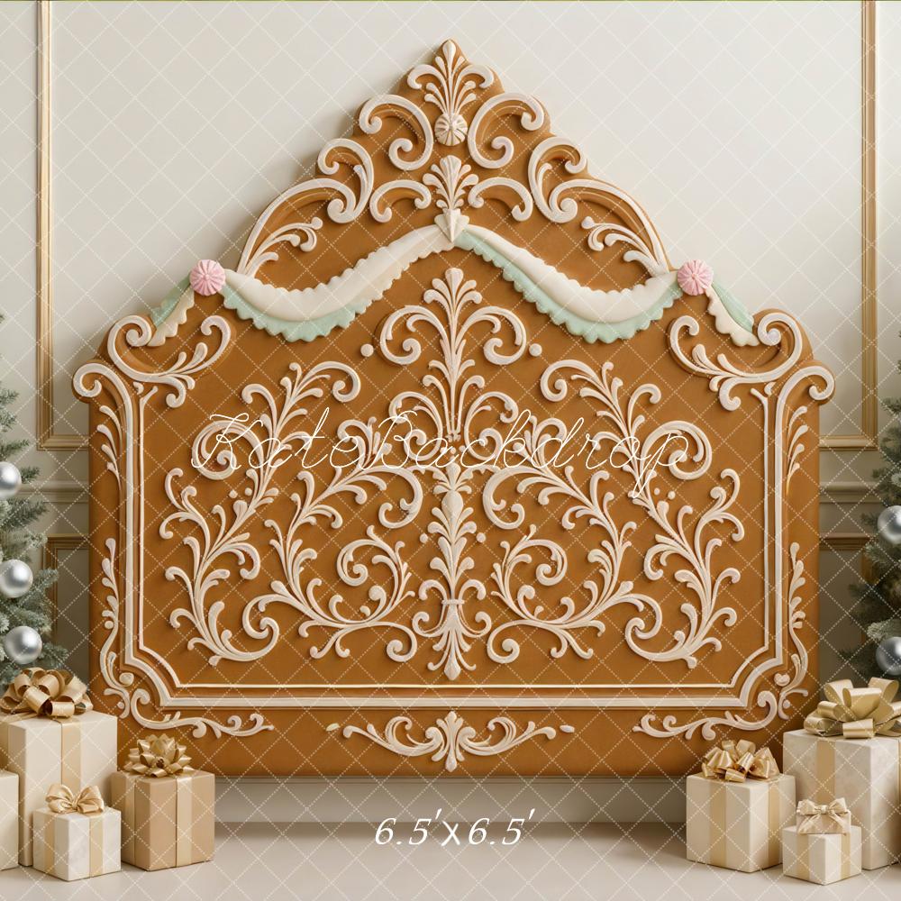 Kate Noël Pain d'Épice Tête de lit Toile de fond conçue par Mini MakeBelieve - Kate Backdrop FR