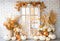 Kate Automne Fenêtre Citrouilles Briques Toile de fond conçue par Emetselch