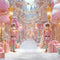 Kate Noël Casse-Noisette Cadeaux Rose Toile de fond conçue par Emetselch - Kate Backdrop FR