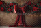 Kate Noël Nœud Rouge Fleurs Décors Toile de fond conçue par Mini MakeBelieve - Kate Backdrop FR