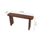 Kate Banc en Bois Marron Kit Accessoires - Kate Backdrop FR