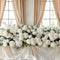 Kate Mariage Fleurs Blanches Fenêtre Toile de fond conçue par Mini MakeBelieve - Kate Backdrop FR