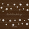 Kate Hiver Flocons Bois Marron Sol Toile de fond conçue par Mini MakeBelieve