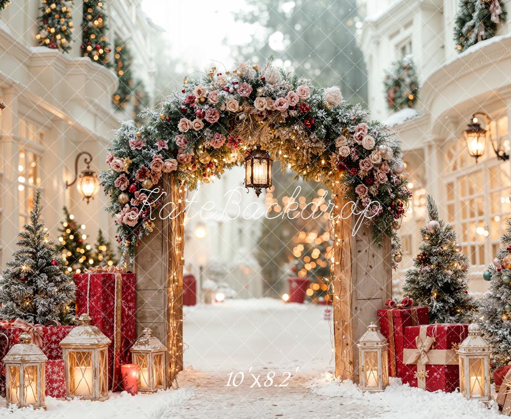 Kate Noël Arche Fleurs Cadeaux Lumières Toile de fond conçue par Emetselch - Kate Backdrop FR