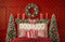 Kate Noël Chambre Lit Rouge Toile de fond en Laine conçue par Emetselch - Kate Backdrop FR