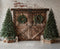 Kate Noël Sapins Porte Bois Toile de fond en Laine conçue par Emetselch