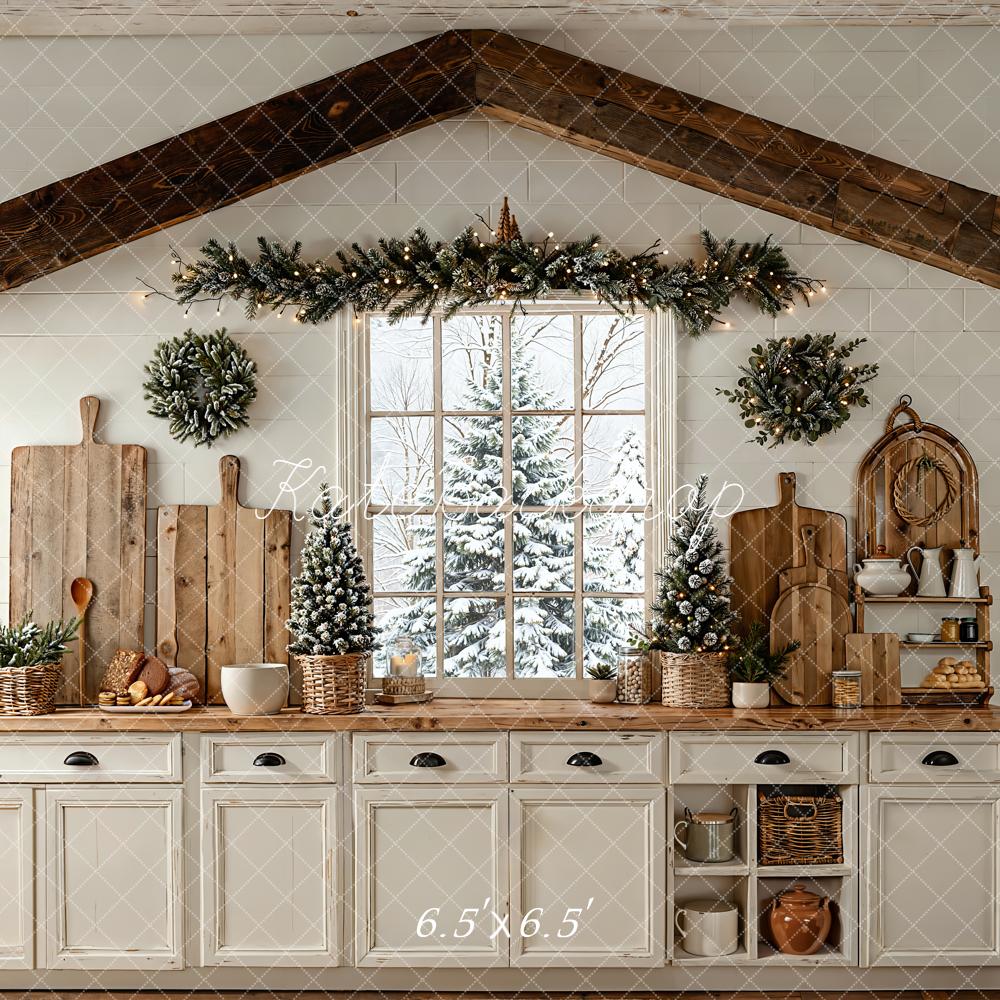 Kate Noël Cuisine Fenêtre Placard Toile de fond conçue par Emetselch