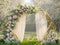 Kate Mariage Arche Fleurs Lumière du Soleil Toile de fond conçue par Mini MakeBelieve