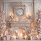 Kate Noël Cheminée Horloge Cadeaux Toile de fond conçue par Ashley Paul