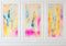 Kate Mur Rétro Art Abstrait Coloré Toile de fond conçue par Mini MakeBelieve