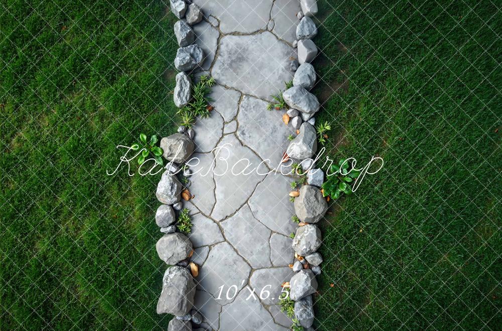 Kate Herbe Chemin Pierre Sol Toile de fond conçue par Mini MakeBelieve