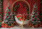 Kate Noël Arche Cadeaux Traîneau Rouge Toile de fond conçue par Mini MakeBelieve