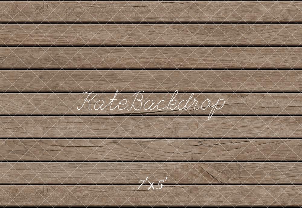 Kate Bois Planches Horizontales Sol Toile de fond conçue par Emetselch - Kate Backdrop FR