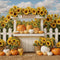 Kate Automne Tournesols Citrouilles Stand Toile de fond conçue par Emetselch - Kate Backdrop FR