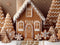 Kate Noël Maison Pain D’épice Flocons Toile de fond conçue par Mandy Ringe