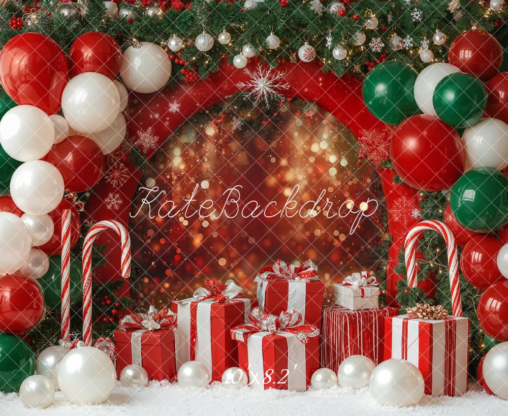 Kate Noël Ballons Cadeaux Arche Toile de fond conçue par Emetselch - Kate Backdrop FR