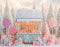 Kate Hiver Bonbons Cadeaux Forêt Toile de fond en Laine conçue par Emetselch