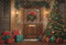 Kate Sapin de Noël Porte Cadeaux Lumière Toile de fond conçue par Emetselch