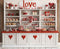 Kate La Saint Valentin Pâtisserie Cœurs Toile de fond en Polar conçue par Emetselch