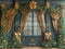 Kate Noël Rideaux Sapins Guirlandes Toile de fond en Laine conçue par Emetselch - Kate Backdrop FR