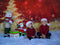 Kate Bokeh Noël Festival Fête Rouge Arbre doré scintillant Toile de fond pour la photographie - Kate Backdrop FR