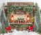 Kate Noël Sapins Chocolat Chaud Toile de fond en Laine conçue par Emetselch - Kate Backdrop FR