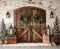 Kate Noël Portes Bois Grange Toile de fond en Laine conçue par Emetselch - Kate Backdrop FR