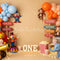 Kate Cirque Ballons Anniversaire Popcorn Toile de fond conçue par Patty Roberts - Kate Backdrop FR