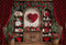 Kate Saint Valentin Roses Coeur Vaisselle Toile de fond conçue par Emetselch