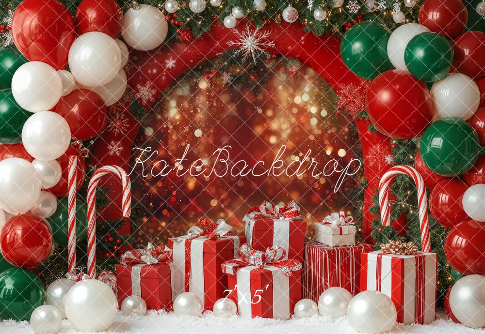 Kate Noël Ballons Cadeaux Arche Toile de fond conçue par Emetselch - Kate Backdrop FR