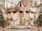 Kate Carrousel Noël Sapin Cadeaux Toile de fond conçue par Emetselch - Kate Backdrop FR