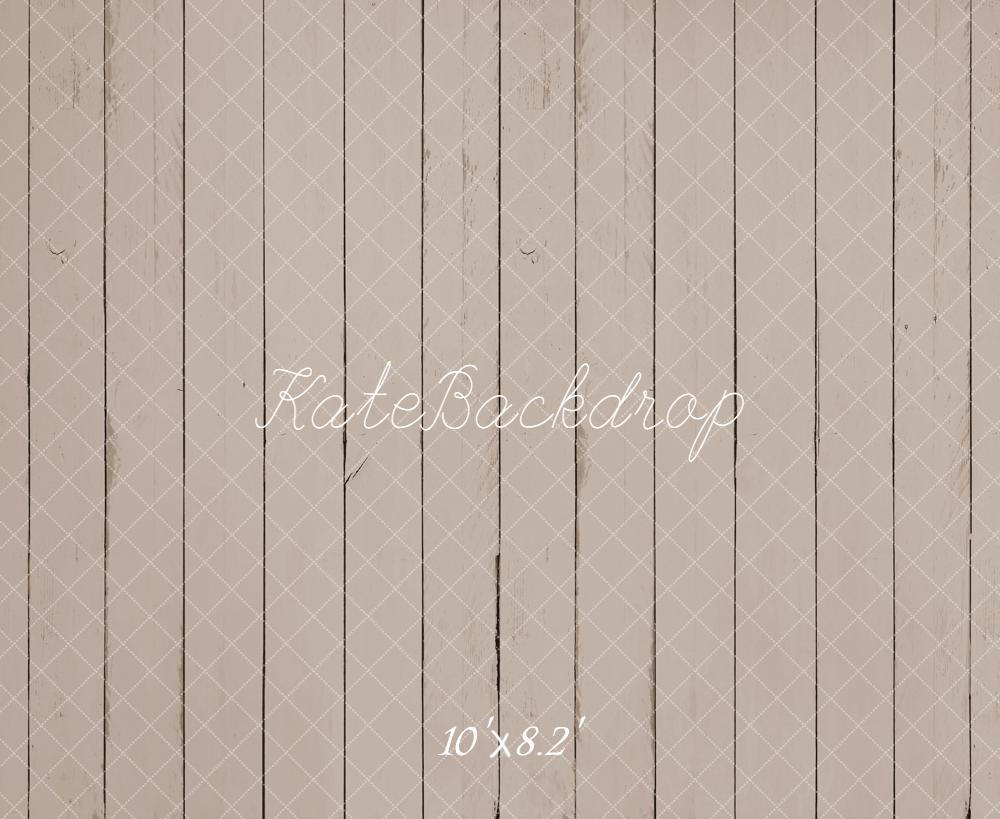Kate Bois Beige Texture Sol Toile de fond en Laine conçue par Kate Image - Kate Backdrop FR