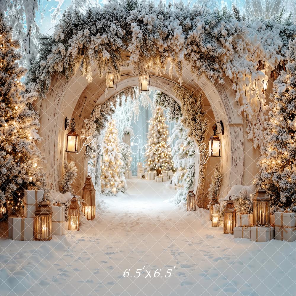 Kate Noël Arche Neige Lumières Toile de fond conçue par Emetselch