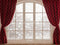 Kate Saint Valentin Fenêtre Rideaux Rouge Toile de fond conçue par Emetselch