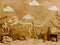 Kate Dinosaure Fossiles Archéologie Sable Toile de fond conçue par Patty Roberts